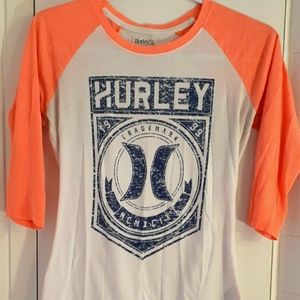 Hurley 3/4 sleeve